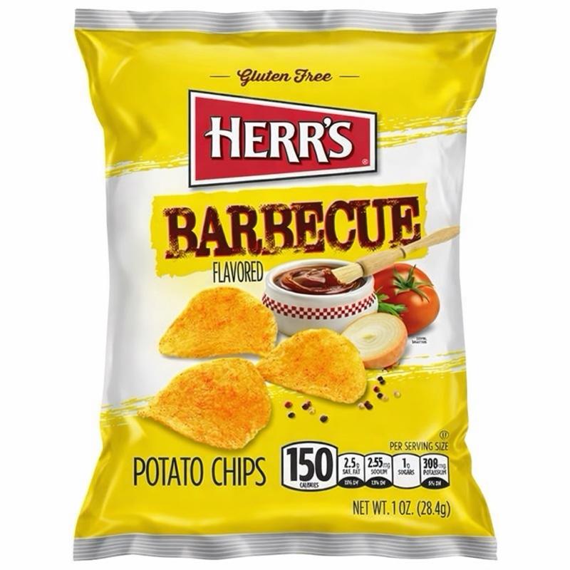 Herr’s Barbecue 28.4g Crisp Snack Gluten Free (America)