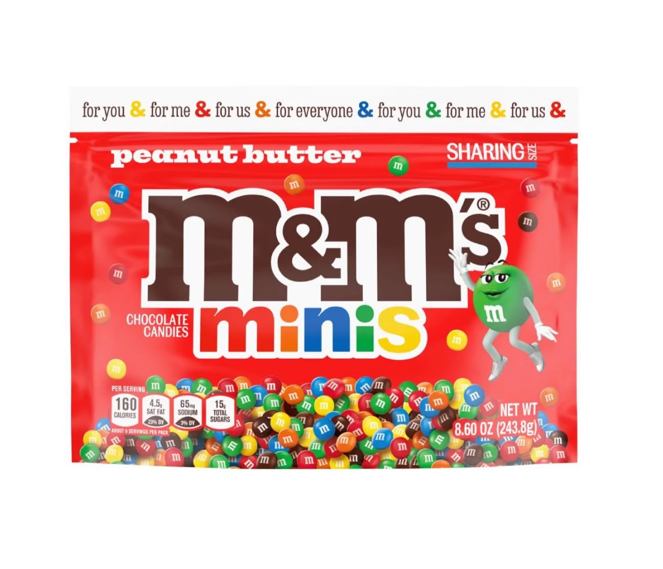 M&M SUPER RARE Share Size Chocolate Candies Selection | MIX & MATCH FLAVOURS | American 209g - 253g Bags Snack Candy - M&M Peanut Butter Mini’s 243g