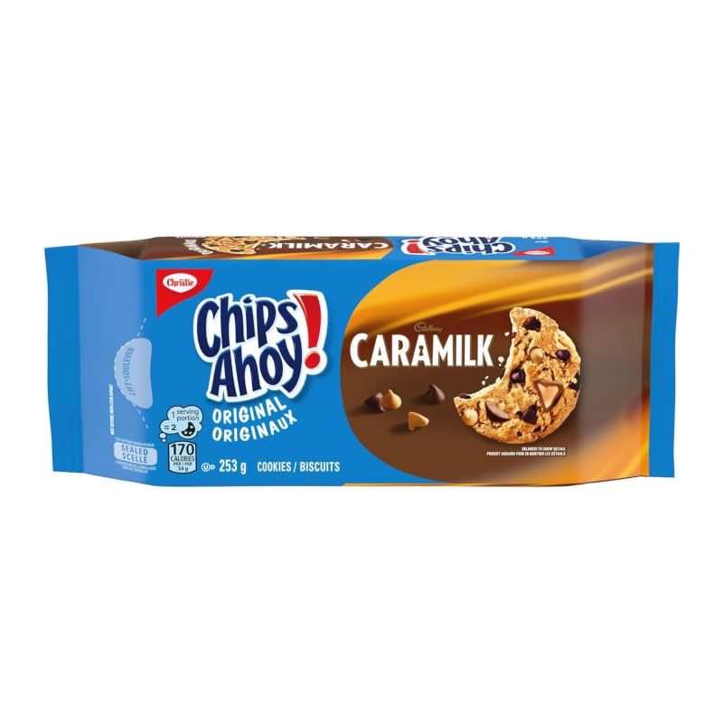 Chips Ahoy Cookies & Soft Baked Pastries Selection | American & Chinese | MIX & MATCH | Snack Biscuit - Chips Ahoy Caramilk 253g