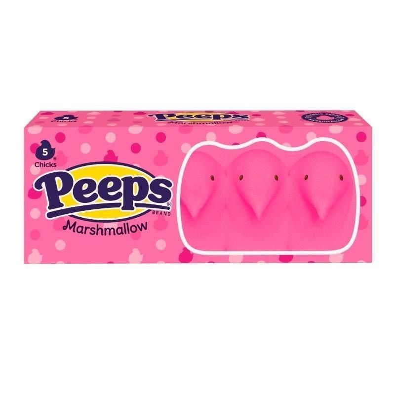 Peeps Pink Chicks Marshmallow Candy 42g American