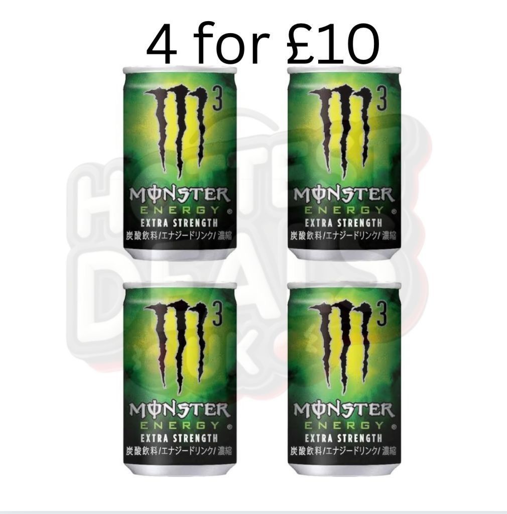 Monster Energy M3 Cans 4 for £10