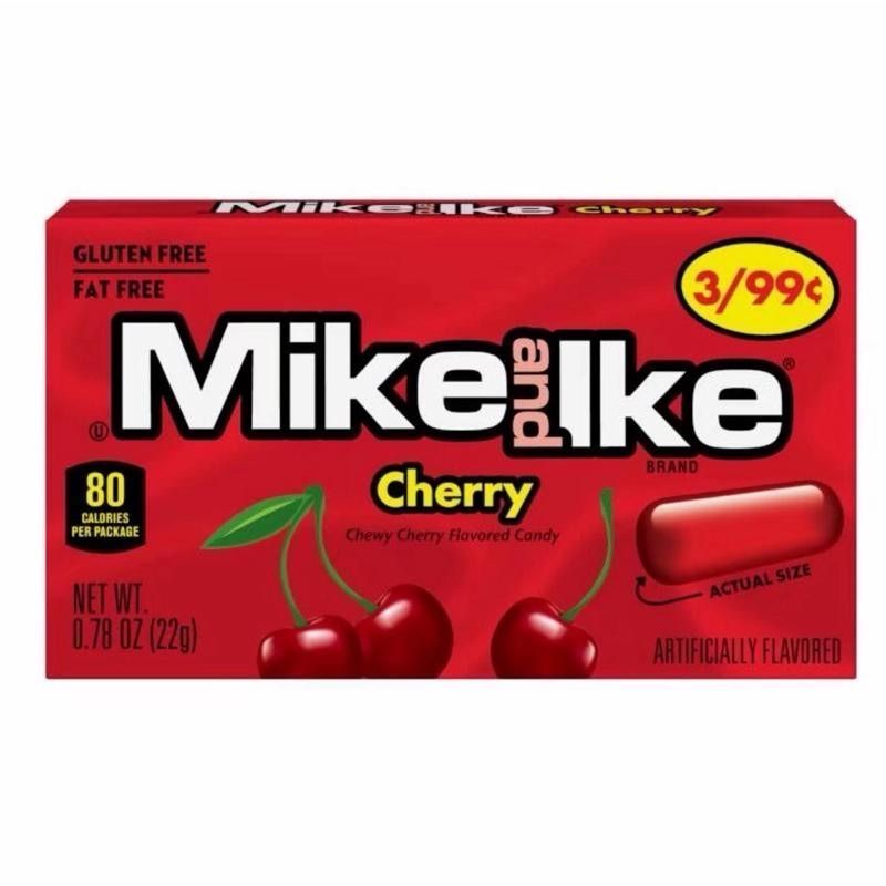Mike & Ike Cherry Flavour 22g Pack American