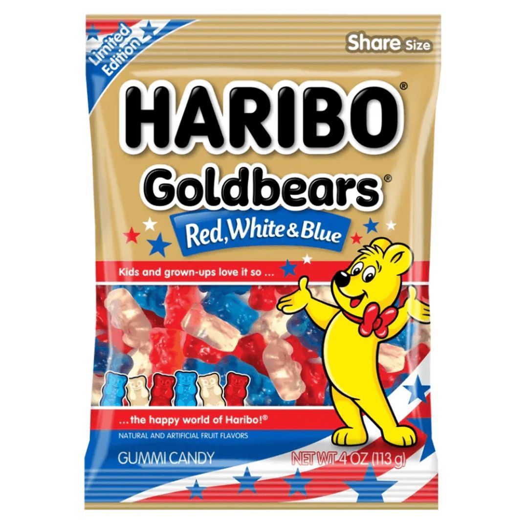 Haribo Goldbears Red White & Blue 113g Limited Edition