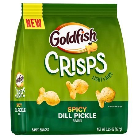 Goldfish Crisps Croustillants Dill Pickle Flavour 177g