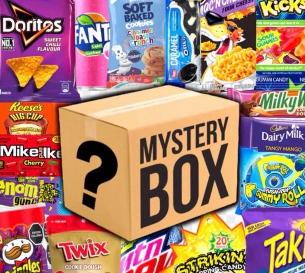 £10 Mystery Box Candy & Drinks