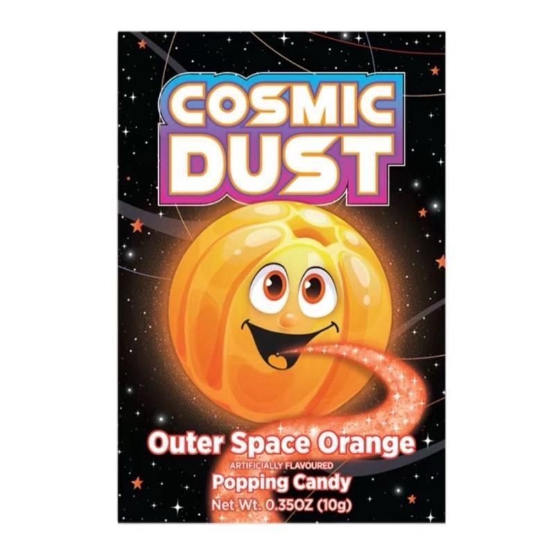 Cosmic Dust Outer Space Orange Popping Candy 10g