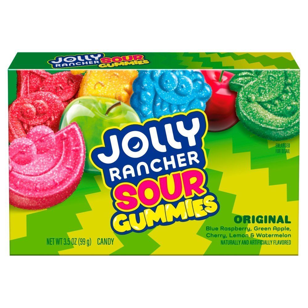 Jolly Rancher Sour Gummies Theatre Box 99g (America)