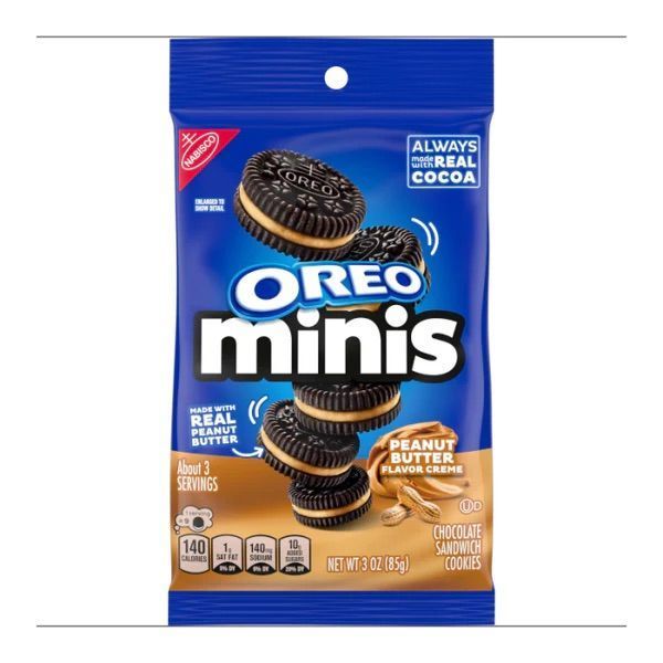 Oreo Peanut Butter Mini's BIG BAG 85g (America)