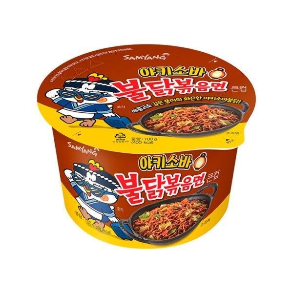 Samyang Buldak Hot Chicken Flavor Ramen Yakisoba Big Cup 100g (Korea)