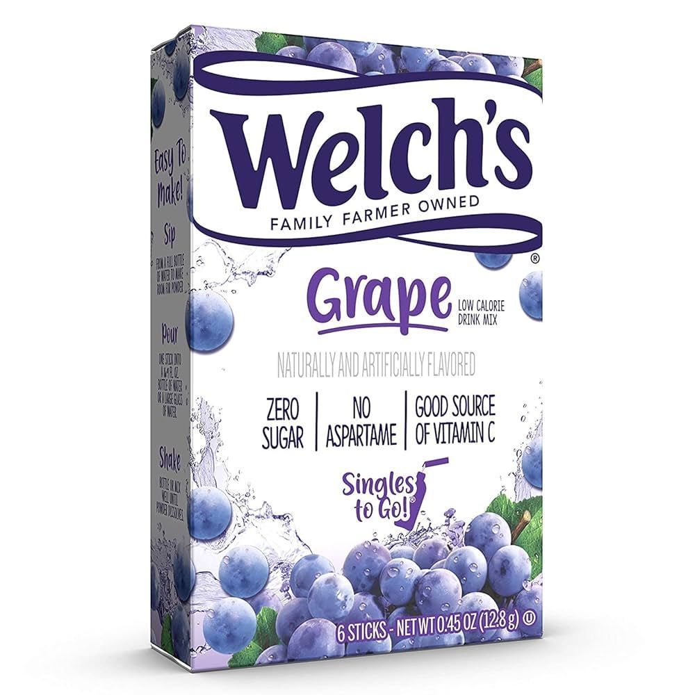Welch's Grape Drink Mix 6 Sachets (USA)