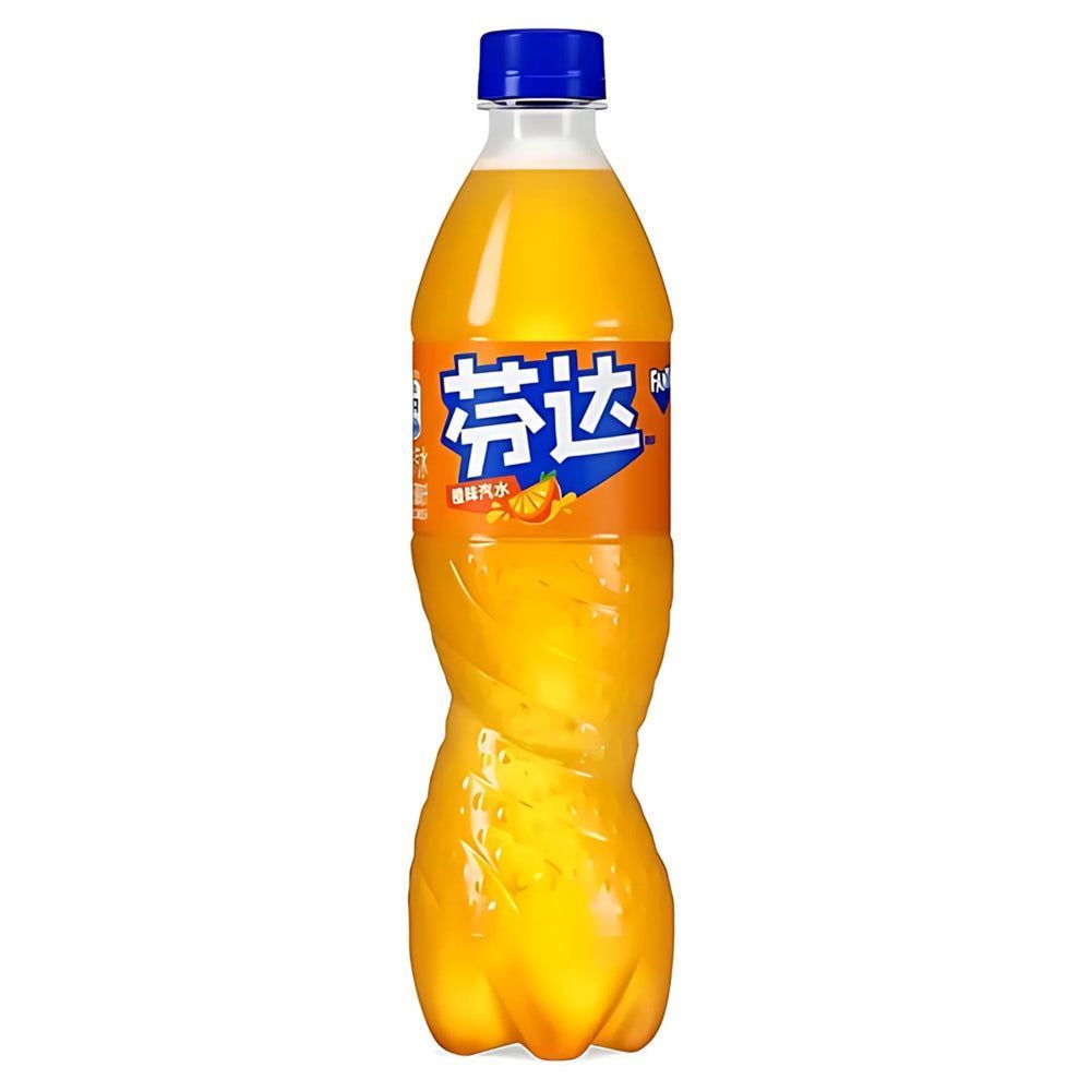 Fanta Orange Soft Drink 500ml Bottle China Asian