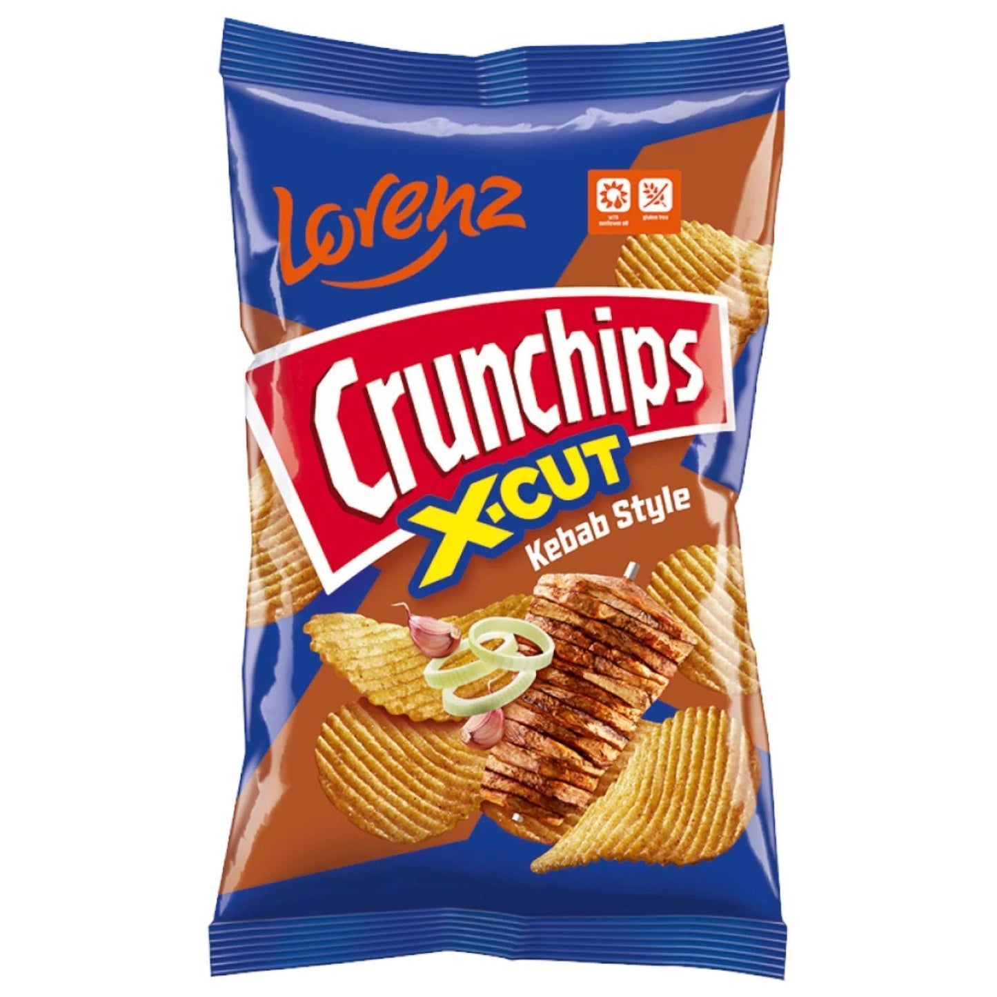 Lorenz Crunchips Kebab Flavour X-Cut 140g European