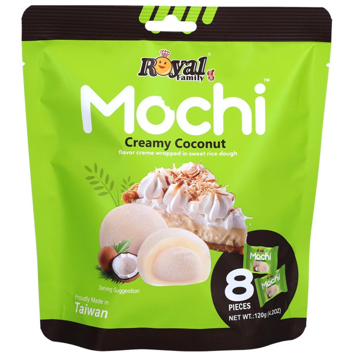 Royal Family Mochi Creamy Coconut 120g (Snack)