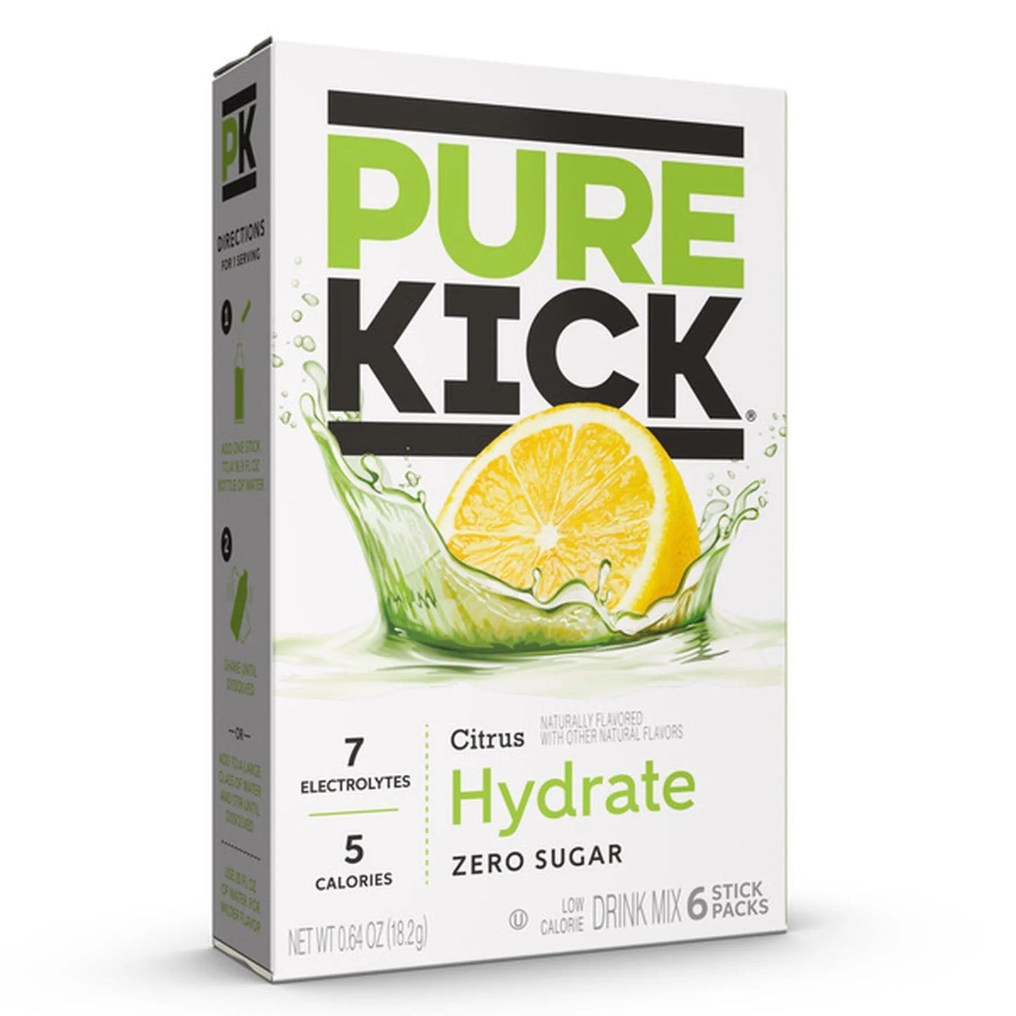 Pure Kick Citrus Flavour Drink Mix 6 Sachets (USA)