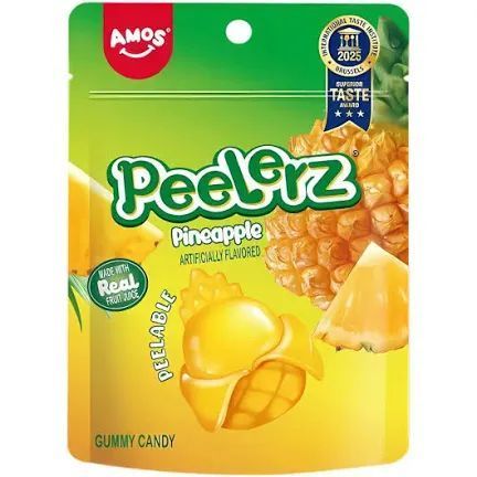 Amos Pineapple Peelerz 65g Gummi Candy