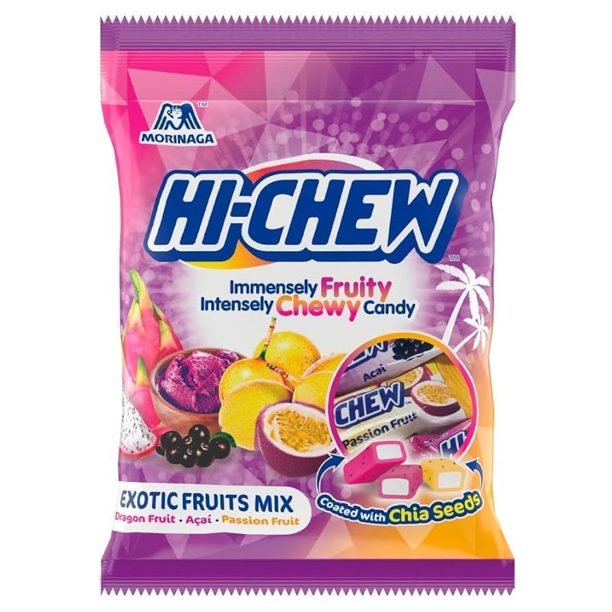 Hi Chew Exotic Mix 100g Peg Bag Japanese Candy