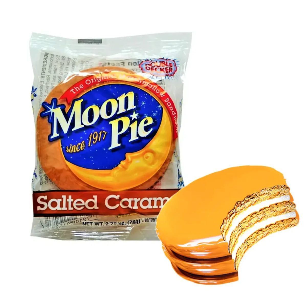 Moon Pie Double Decker Salted Caramel Flavour 77g