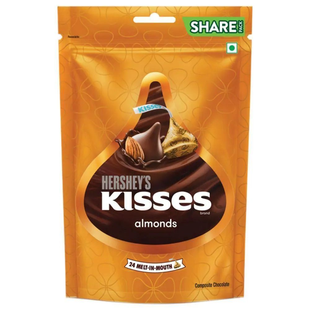 Hershey's Kisses Almond 100.8g Share Size