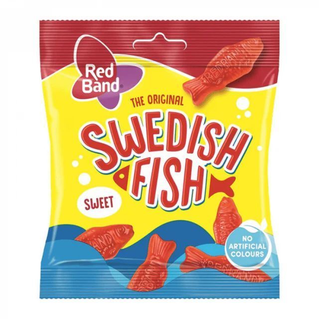 Swedish Fish Sweet Candy 100g Pack (European)