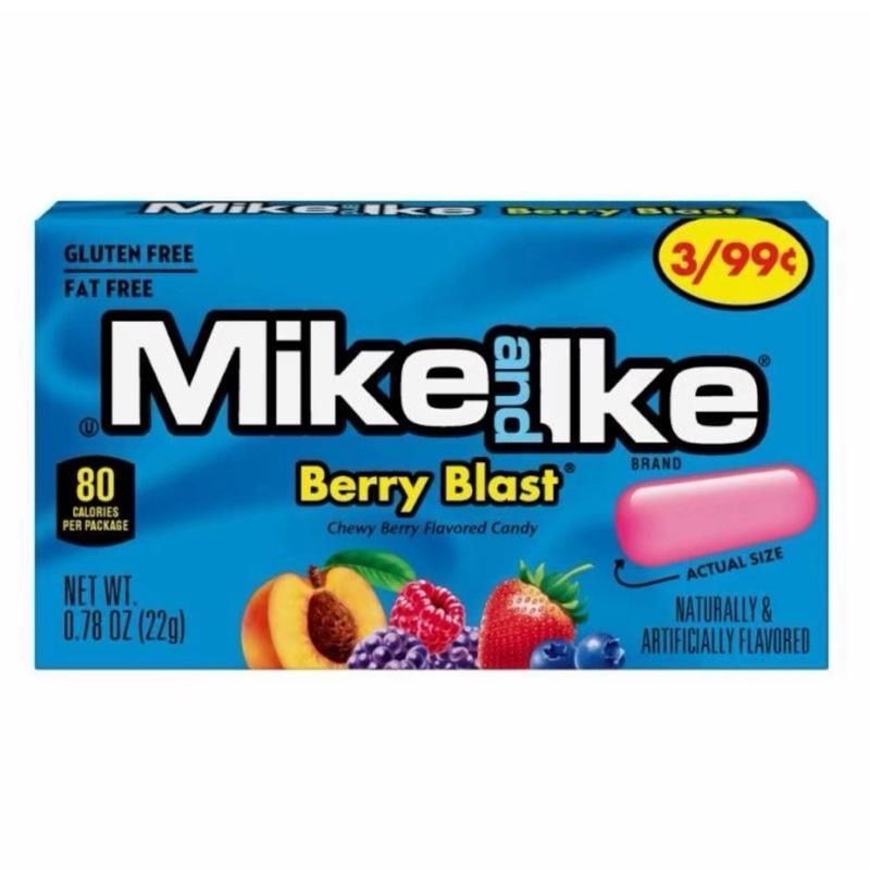 Mike & Ike Berry Blast Candy 22g Box (American)