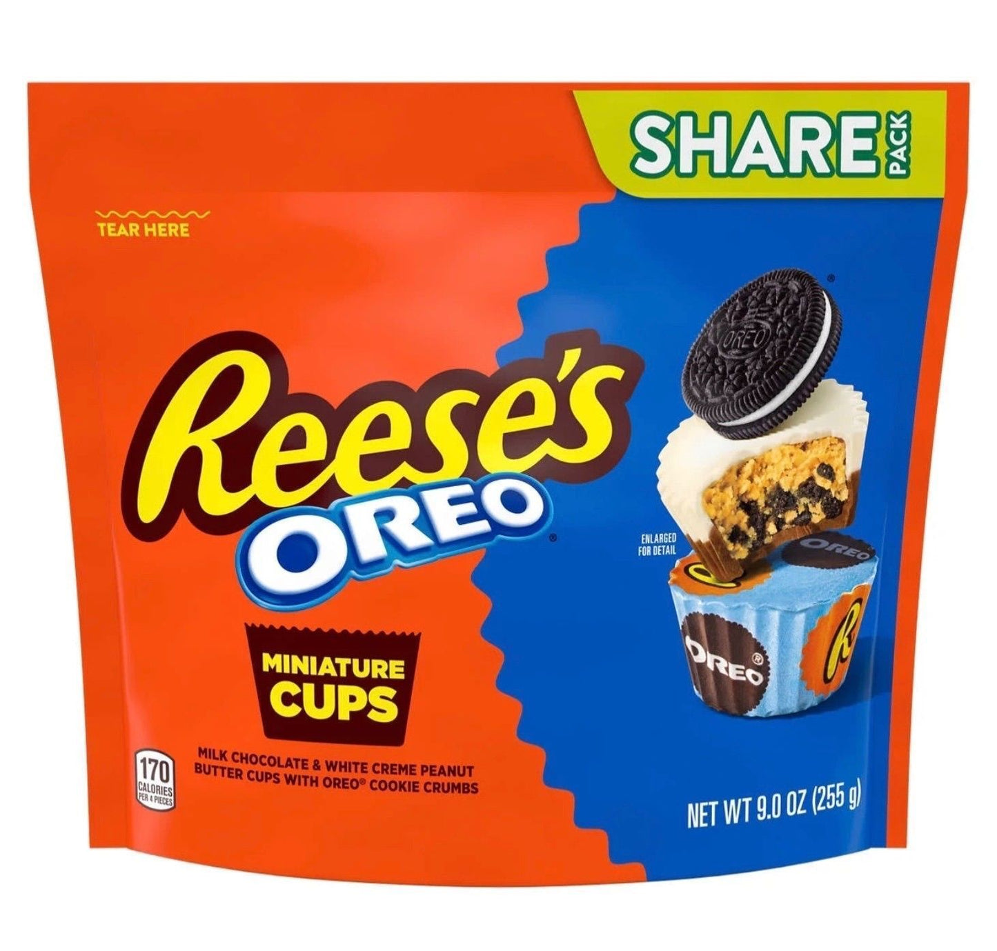 Reese's X Oreo Miniature Cups 255g Share Bag