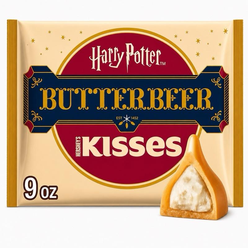 Hershey’s Harry Potter ButterBeer Kisses 9oz 252g American Candy Snack