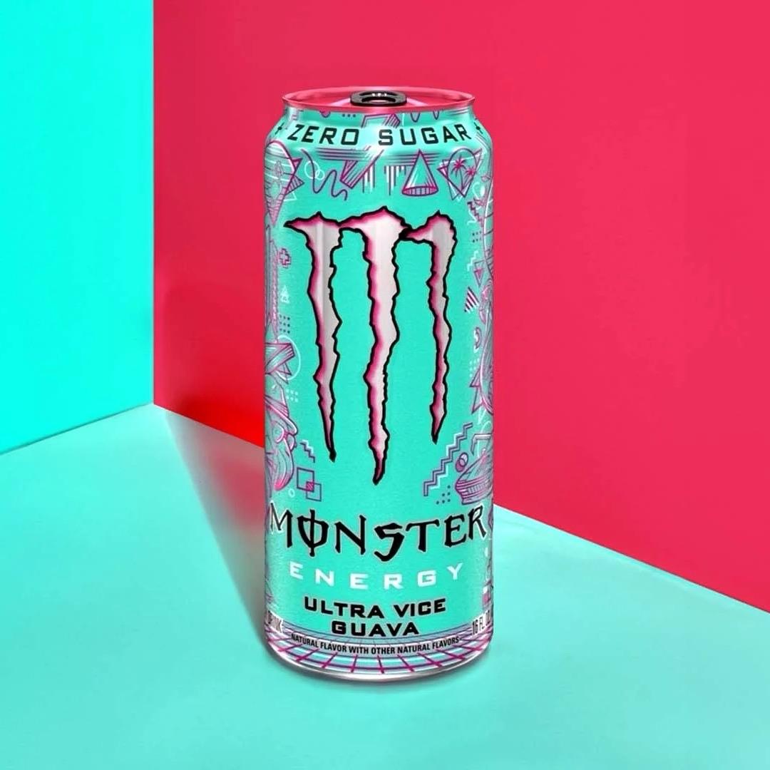 Monster Ultra Vice Guava 473ml (America) Rare Edition - Energy Drink - Beverage