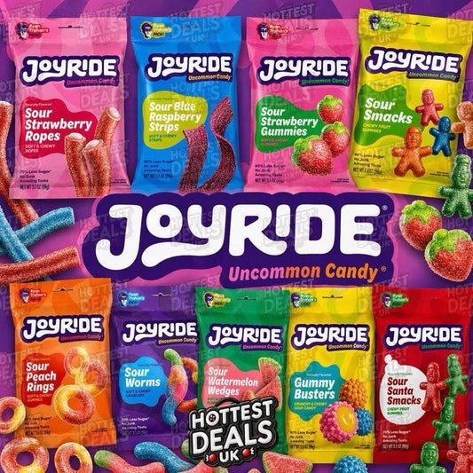 Joyride SUPER RARE Candy Selection Gummy Busters Sour Smacks Strips Ropes & Gummies American Snack Sweet - Joyride Gummy Busters 99g