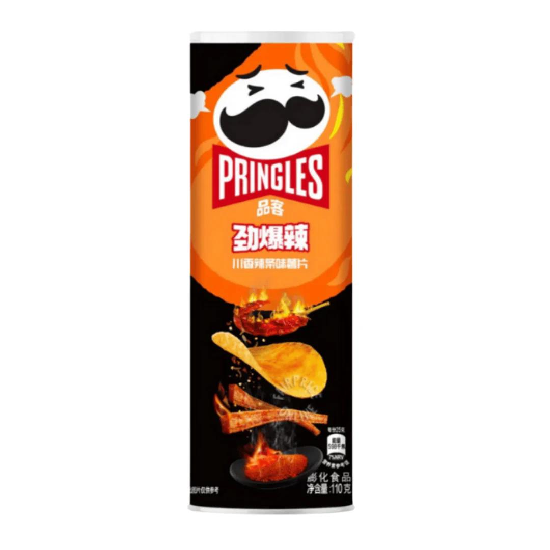 Pringles Range America, Canada & Korea Super Exclusive Crisps - Select Flavour - Chuanxiang Spicy Noodles 110g