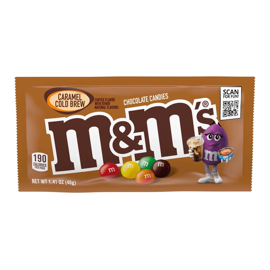 M&M SUPER RARE Share Size Chocolate Candies Selection | MIX & MATCH FLAVOURS | American 209g - 253g Bags Snack Candy - M&M Caramel Cold Brew 40g