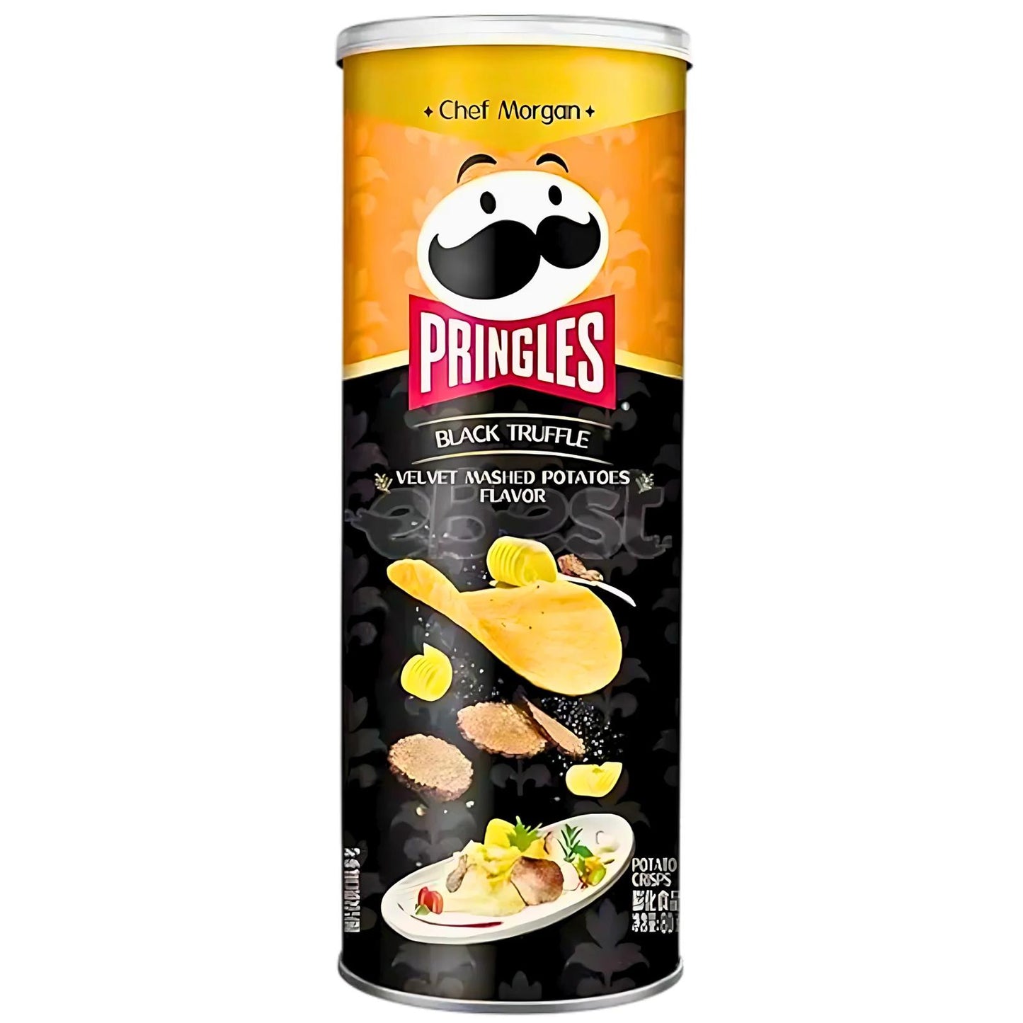 Pringles Range America, Canada & Korea Super Exclusive Crisps - Select Flavour - Black Truffle Velvet Mashed Potato 80g