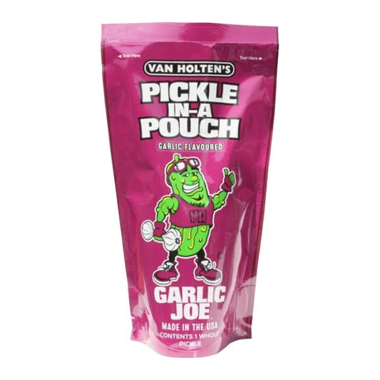Viral Van Holten’s Pickle in a Pouch Variety | Extreme Sour, Hot & Garlic Flavours | American - Garlic Joe Flavour