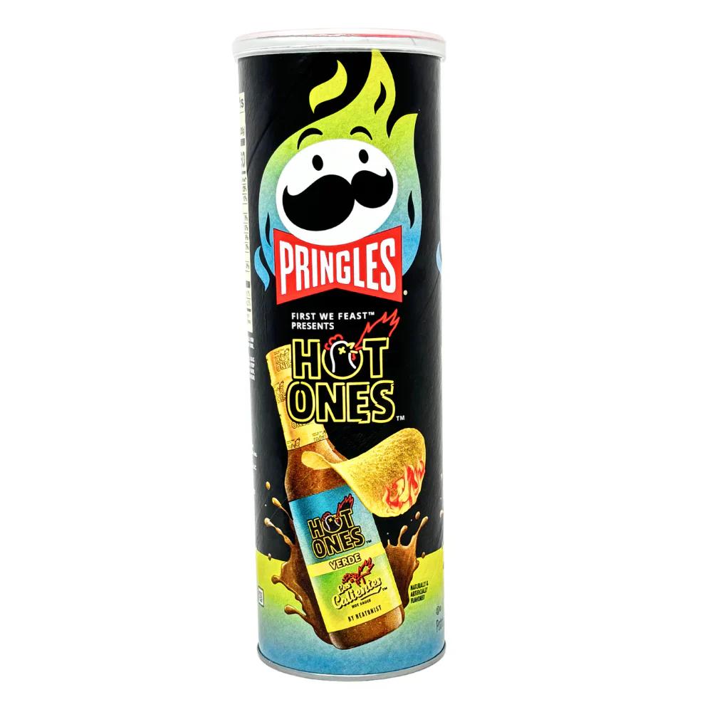 Pringles Range America, Canada & Korea Super Exclusive Crisps - Select Flavour - Hot Ones Verdes 156g