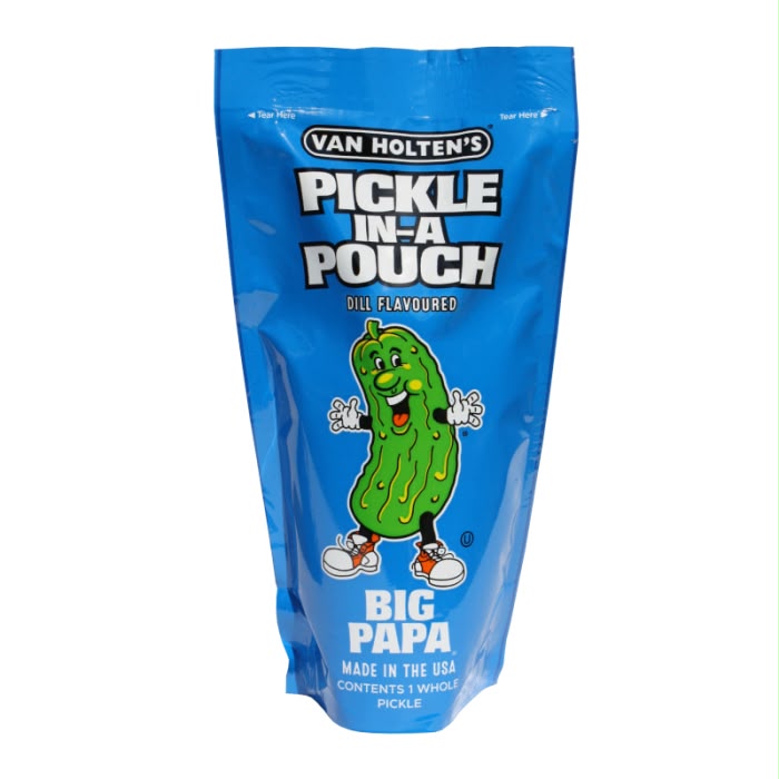 Viral Van Holten’s Pickle in a Pouch Variety | Extreme Sour, Hot & Garlic Flavours | American - Original Dill Pickle