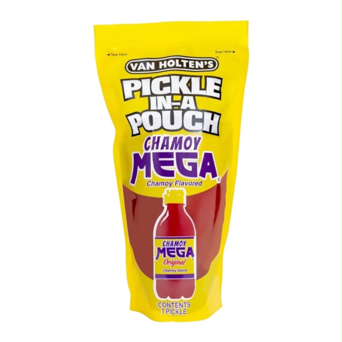 Viral Van Holten’s Pickle in a Pouch Variety | Extreme Sour, Hot & Garlic Flavours | American - Chamoy Mega Pickle