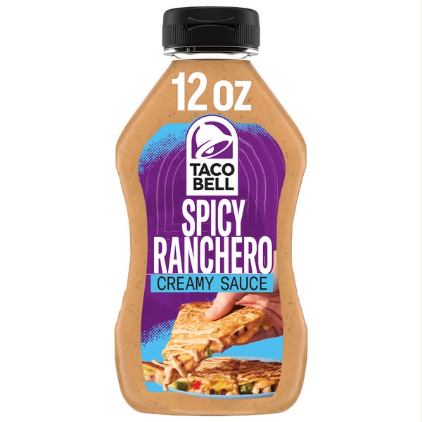 Taco Bell Sauce American Range - Bottles - Taco Bell Creamy Spicy Ranchero Sauce 12oz Bottle