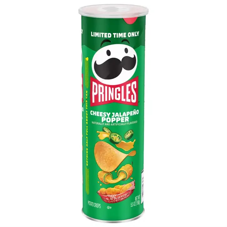 Pringles Range America, Canada & Korea Super Exclusive Crisps - Select Flavour - Cheesy Jalapeño Popper 156g