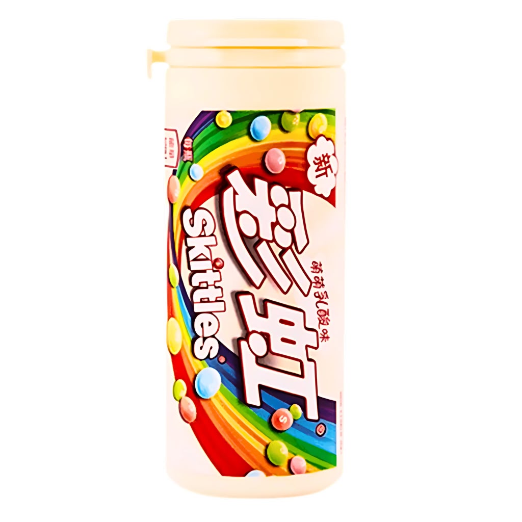 Skittles Candy Range Gummy Candies & Chewy Candies Sweet Snack (Chinese) - Skittles Lactic Acid Bottle 30g