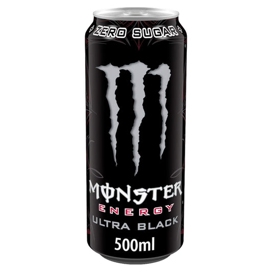 Monster Energy Selection | SELECT FLAVOUR | Exclusive American Canadian Japanese & European Energy Drinks Beverage - Monster Ultra Black 500ml