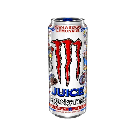 Monster Energy Selection | SELECT FLAVOUR | Exclusive American Canadian Japanese & European Energy Drinks Beverage - Strawberry Lemonade 473ml