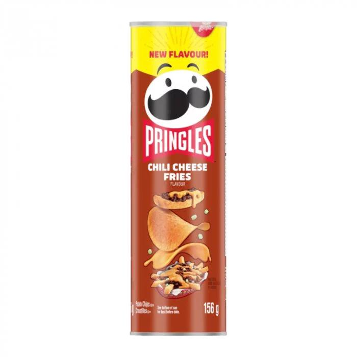 Pringles Range America, Canada & Korea Super Exclusive Crisps - Select Flavour - Chilli Cheese Fries 155g