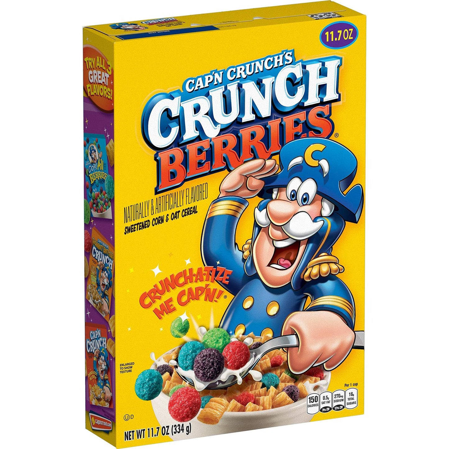 Imported Cereal Range - America & Canada - Cap’n Crunch Berries 334g