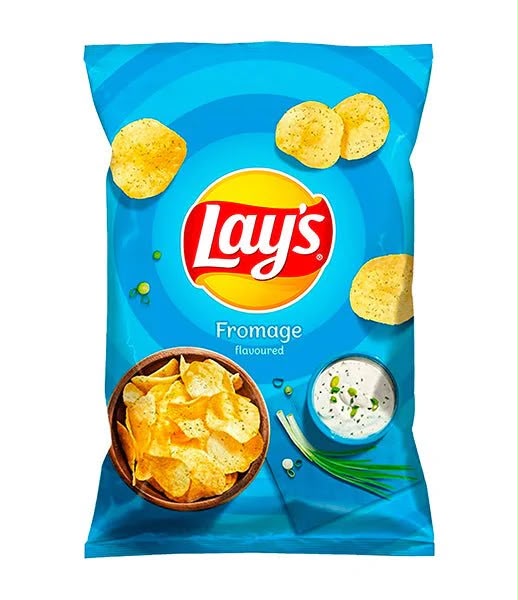 Exclusive European Crisps Selection | SELECT FLAVOUR | Lay’s & Cheetos | 150g - 160g Bags - Lays Fromage 130g