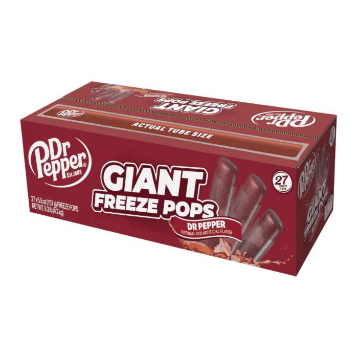 American Freezer Bars Pops Selection | SELECT OPTION | 10 Bars Per Box | 4 Fruity Flavours | Freeze at Home | (America) Snack - Full Box Dr Pepper Freezer Bars 27 Ct