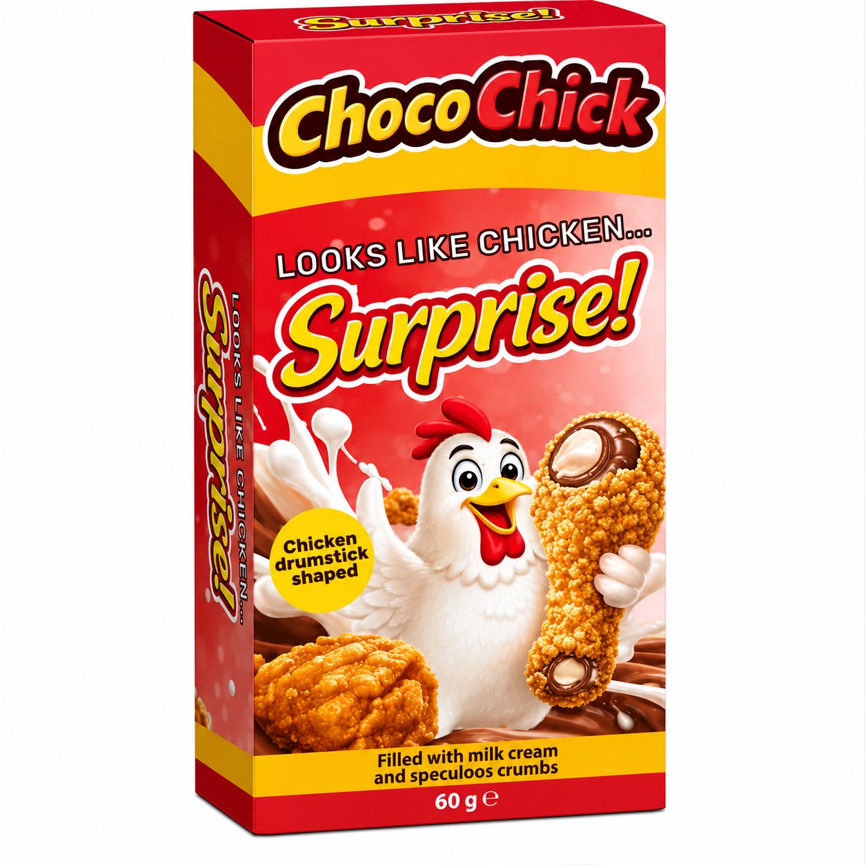 Choco Chick Range - Chicken Chocolate - Original Milk Chocolate 60g