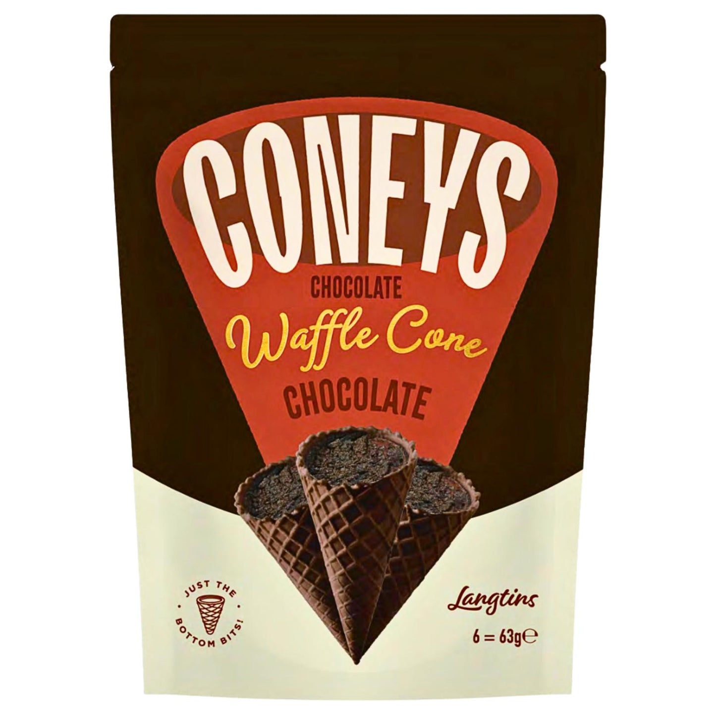 Coneys Waffle Cone Range - Chocolate