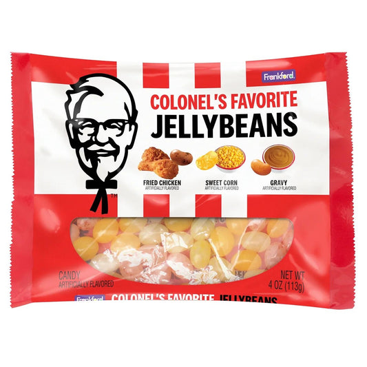 Jelly Bean Range American Import - Jolly Rancher Starburst Skittles & More - Assorted Flavoured Candy Snacks - KFC Colonel's Favorite Jellybeans 113g