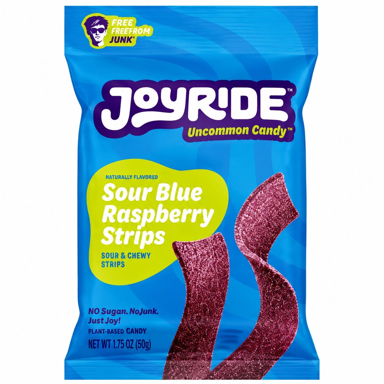 Joyride SUPER RARE Candy Selection Gummy Busters Sour Smacks Strips Ropes & Gummies American Snack Sweet - Sour Blue Raspberry Strips