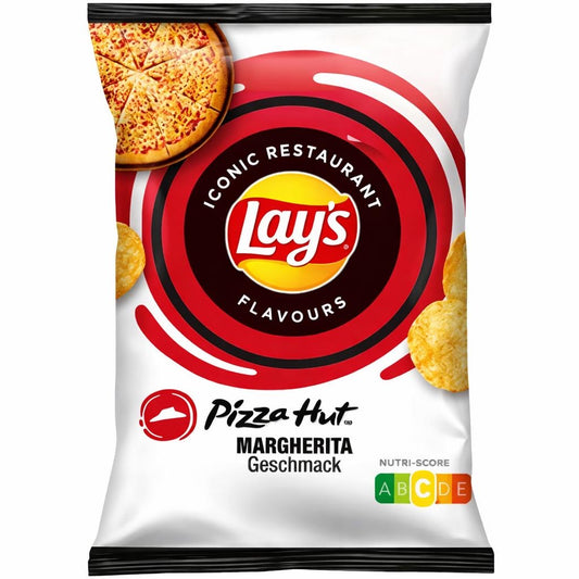 Exclusive European Crisps Selection | SELECT FLAVOUR | Lay's & Cheetos | 150g - 160g Bags - Lays Pizza Hut Margherita