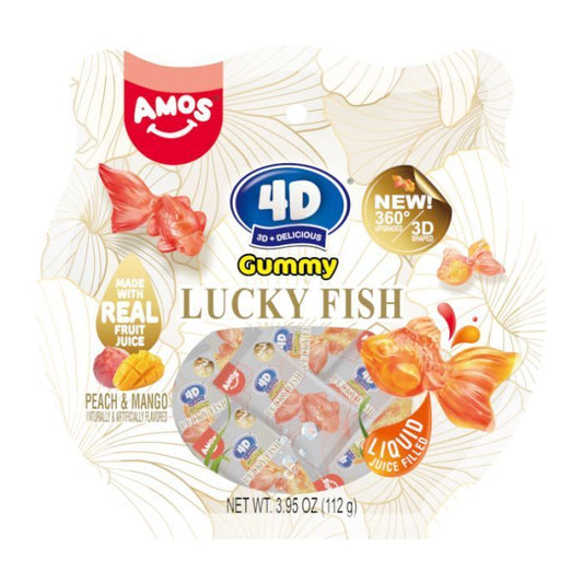 Amos 4D Gummies Lucky Fish 113g (America)